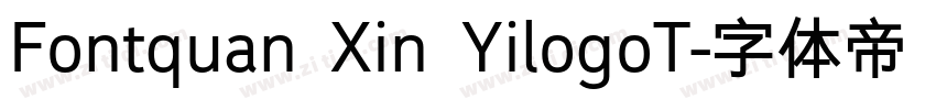 Fontquan Xin YilogoT字体转换
